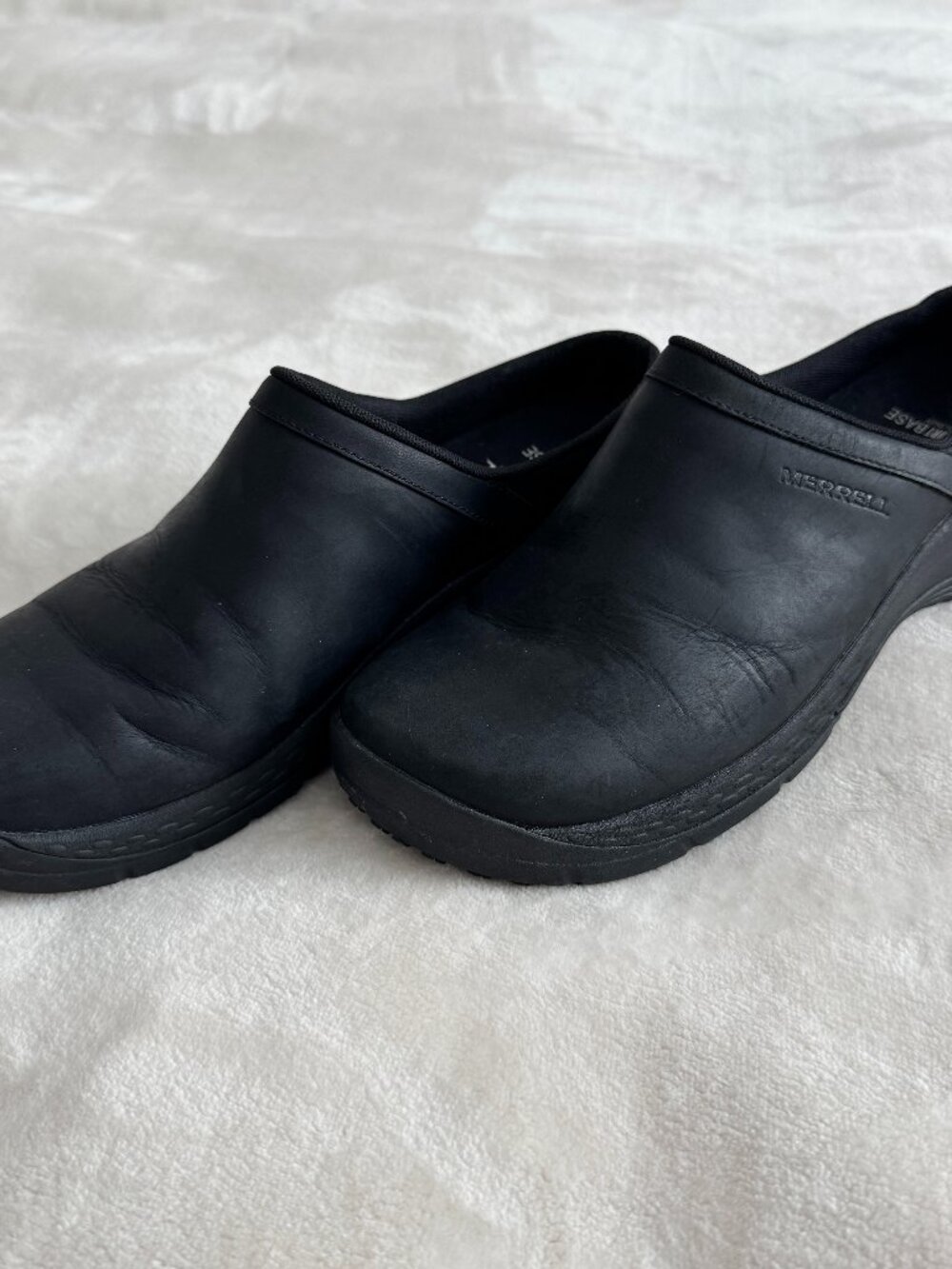 Merrell Encore 2 Slide Pro Womens 8 Leather Slip Resistant Work Clogs J099320